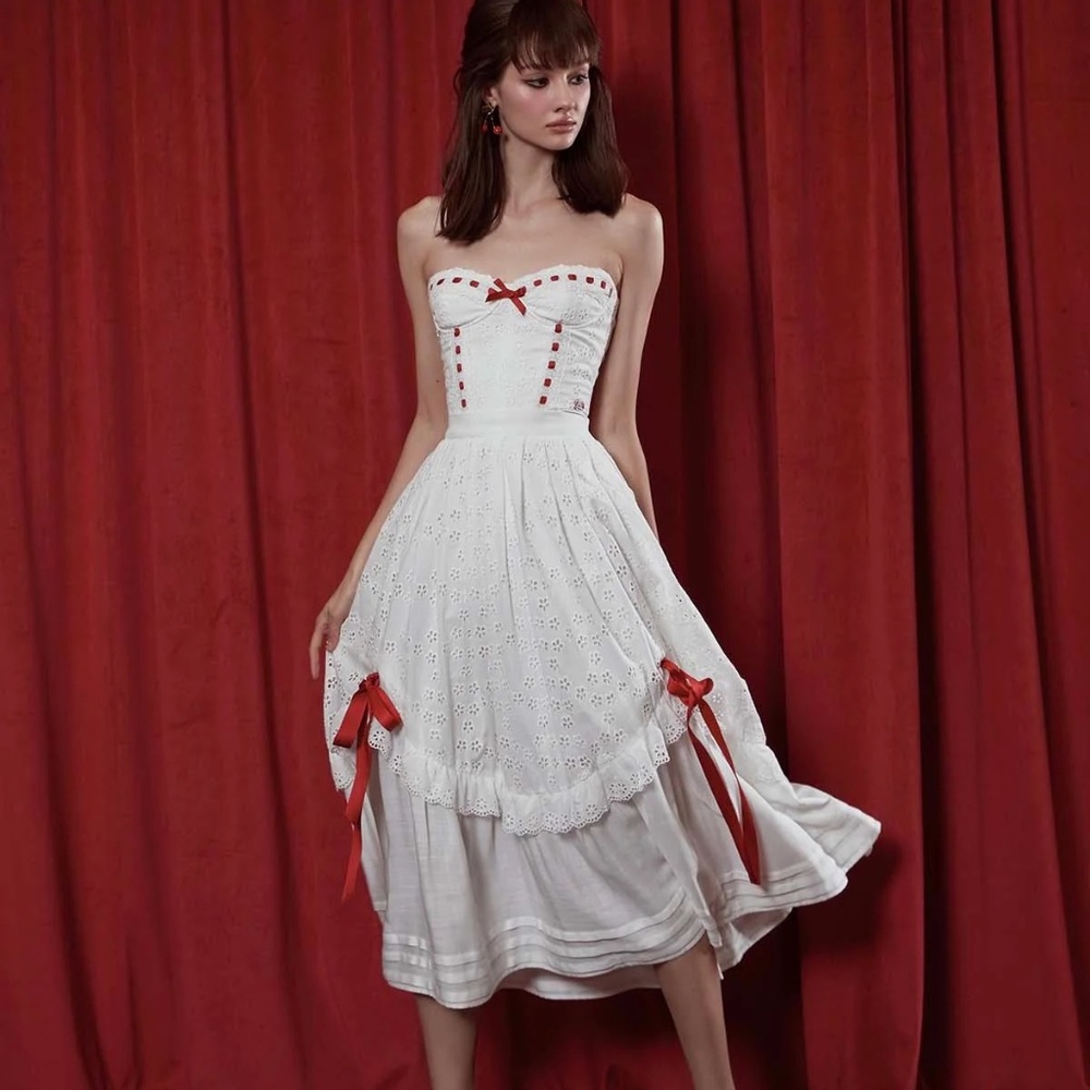 “Lacemade" Corset & Skirt Set